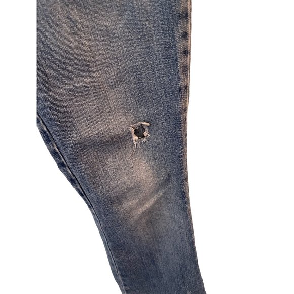 SO Wear it declare it Womens girts distressed jeans SIZE 7 short - Picture 5 of 7